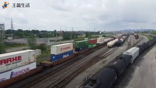 国外双层货运列车,一眼都望不到头